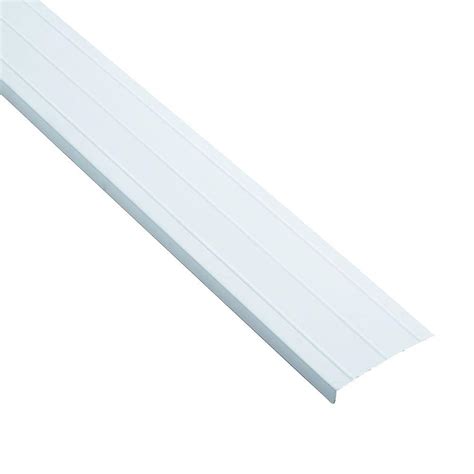 Gibraltar Building Products 6 in. x 144 in. Birch White Aluminum Fascia-AFH6-WH - The Home Depot