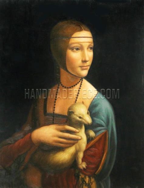 Portrait of Cecilia Gallerani | Painting reproductions, Oil painting ...