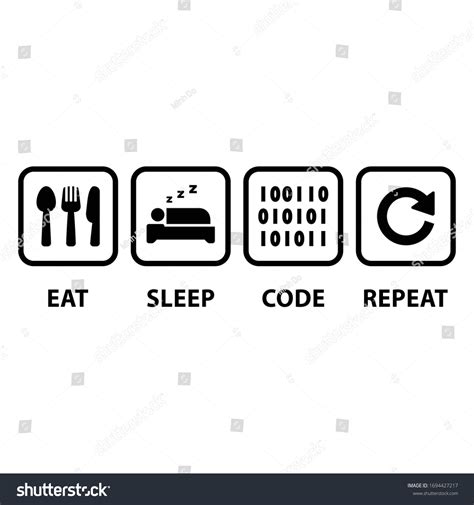 Eat Sleep Code Repeat: Over 51 Royalty-Free Licensable Stock Illustrations & Drawings | Shutterstock