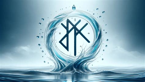 Unlocking the Depths: Discovering the Profound Symbolism of the Laguz Rune - Viking Style