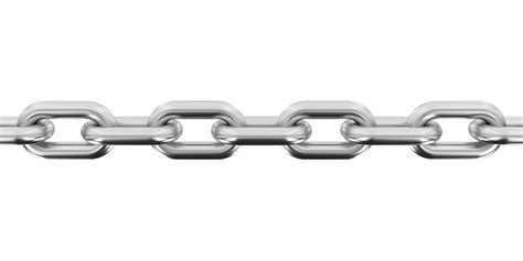 Length Of Chain Isolated On White Background Stock Photo - Download Image Now - iStock