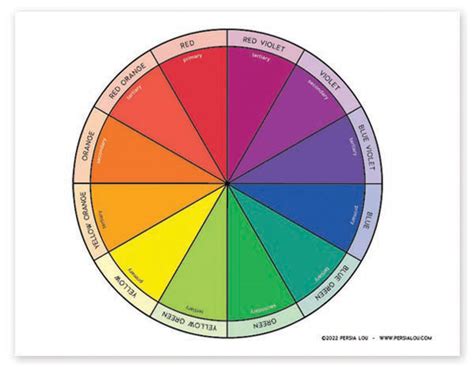 Printable Color Wheel