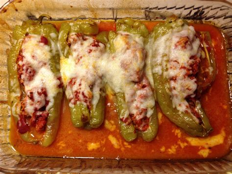 Sausage Stuffed Cubanelle Peppers – p.s. bonjour