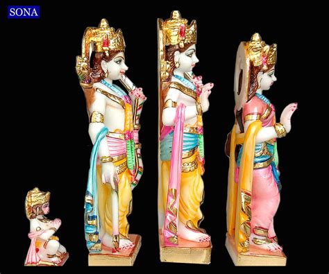 White Marble Ram Darbar Statue , Marble Ram Darbar Idols, Marble Rama ...