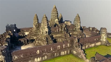 Angkor Wat - Download Free 3D model by 333DDD (@333DDD-oficial) [be70b89] - Sketchfab