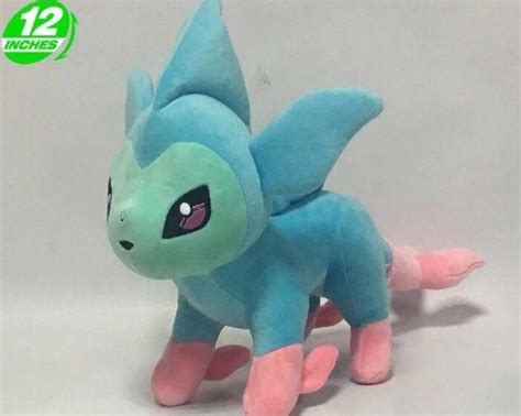 Pokemon Alola Vaporeon Eevee Evolution Plush Stuffed Animal Toy 12" US Seller | #1953511479