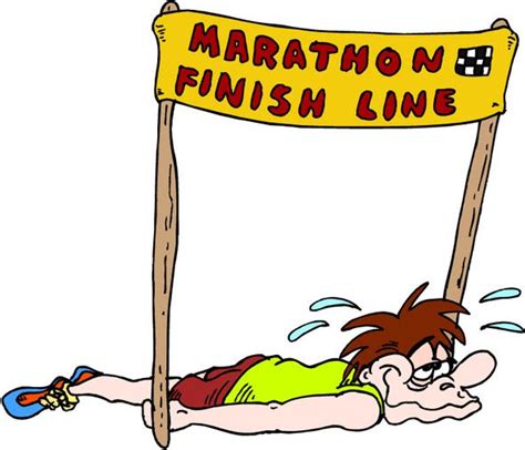 Marathon Finish Line Cartoon | HEALTHY AND FIT, WE DO THIS JUST TO STAY THAT WAY | Pinterest ...