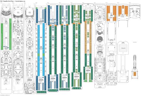 MSC Magnifica Deck Plans, Diagrams, Pictures, Video