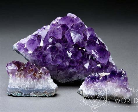 Amethyst Clusters - Crystals of the World