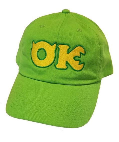 Oozma Kappa Logo Embroidered Hat Monsters University Cap - Etsy