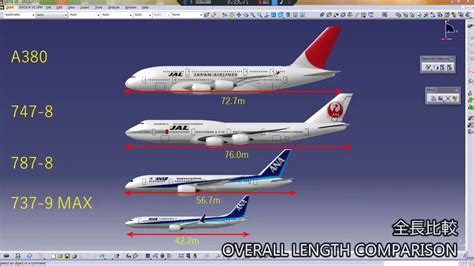 A380 747 787 737 比較 COMPARISON - YouTube