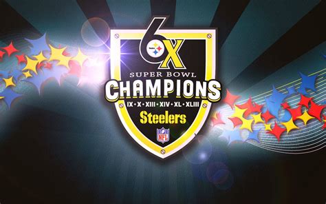 Download The Pittsburgh Steelers: 6-Time Super Bowl Champions Wallpaper ...