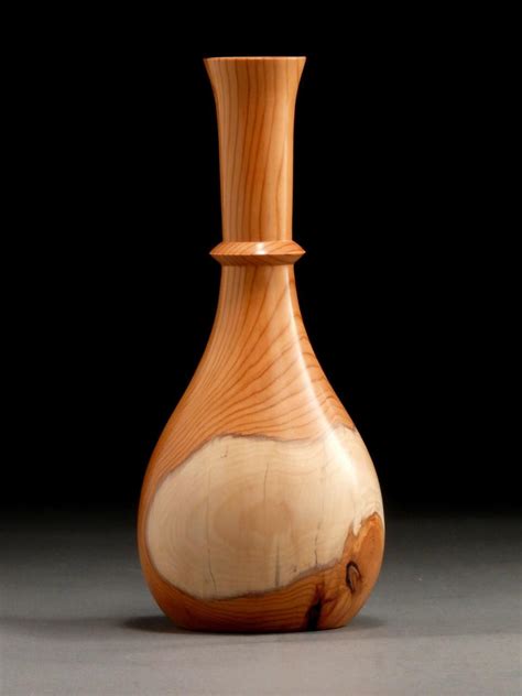 Yew wood weedpot vase. More at Timberturner.com | Wood vase, Wood ...