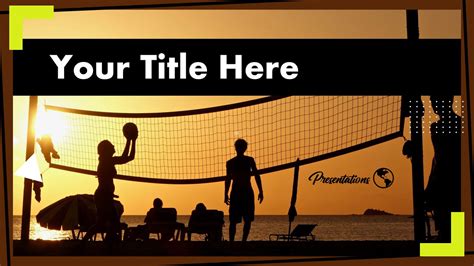 Volleyball Teamwork Powerpoint Template and Google Slides Themes ...