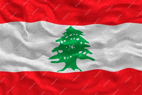 Premium Photo | National flag of Lebanon Background with flag of Lebanon