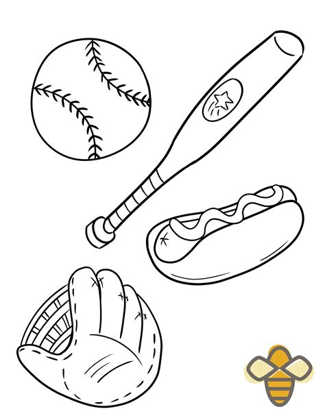 Free Printable Softball Coloring Pages Pdf For Kids - Coloringfolder.com | Sports coloring pages ...