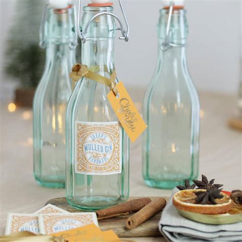 Personalised Gin Bottles With Labels And Tags By Hearth & Heritage | notonthehighstreet.com