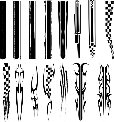 Racing Stripes Clip Art