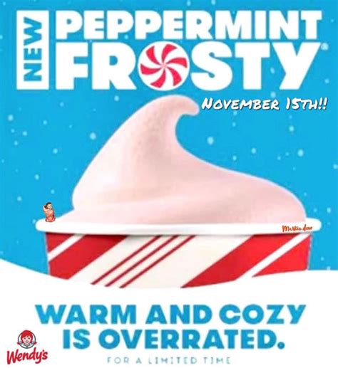 Wendy's Is Releasing A Peppermint Frosty And The Holidays Have Never ...