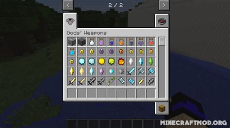 God's Weapons Mod 1.18.2/1.18/1.17.1/1.15.2 (8 Weapons, 4 Armors, 9 Rings)