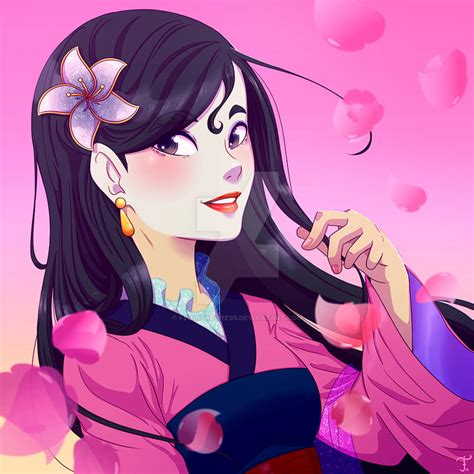 Disney Anime - Mulan Gueisha by fehinprogress on DeviantArt