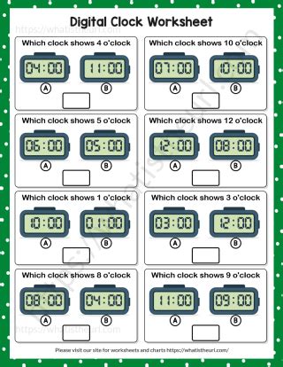 digital clocks worksheet by brangers buddies teachers pay teachers ...