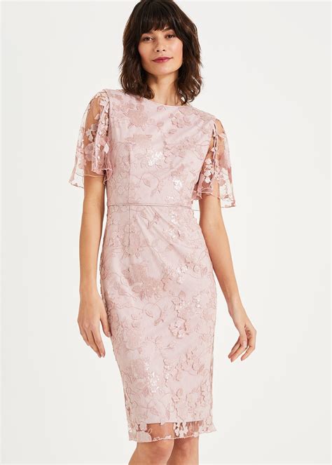 Phase Eight Harlow Sequin Lace Dress in Pink - Save 20% - Lyst