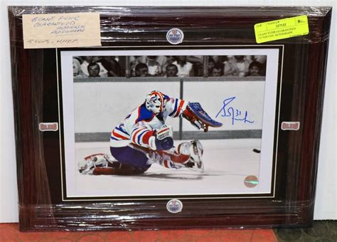 GRANT FUHR GUARANTEED AUTHENTIC AUTOGRAPH