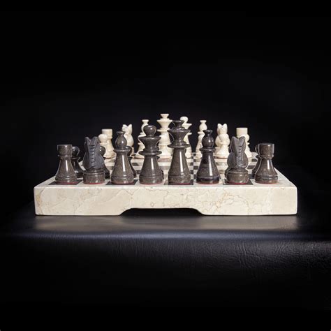 Marble Chess Set 17.5": Games & Entertainment - Decora Loft