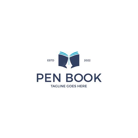 Premium Vector | Pen with book logo design inspiration