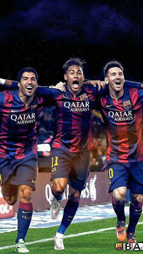 Messi Suarez Neymar - 640x1136 Wallpaper - teahub.io