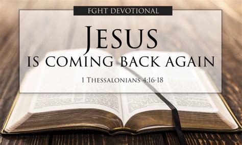 Jesus is Coming Back Again – Full Gospel Holy Temple