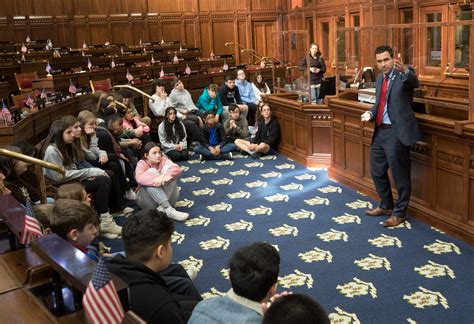 Rep. Scott hosts question-and-answer session with Jockey Hollow Middle School students