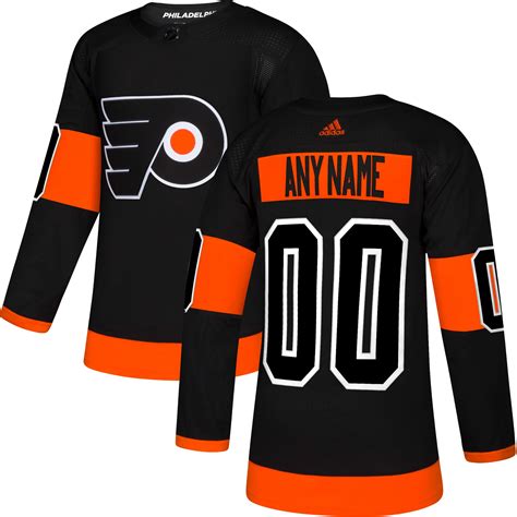 adidas Philadelphia Flyers Black Alternate Authentic Custom Jersey