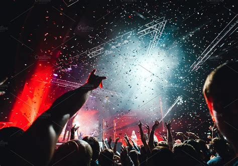 Nightclub people crowd at DJ set by jason.zakharychev on @creativemarket Vampire, People Crowd ...