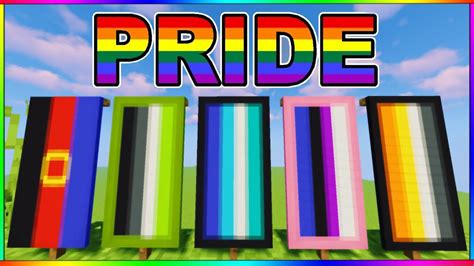 MORE PRIDE FLAGS IN MINECRAFT! (PRIDE MONTH / LGBT+) - YouTube