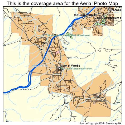 Aerial Photography Map of Camp Verde, AZ Arizona