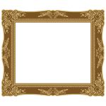 Gold Ornate Geometric Frame 2 | Free SVG