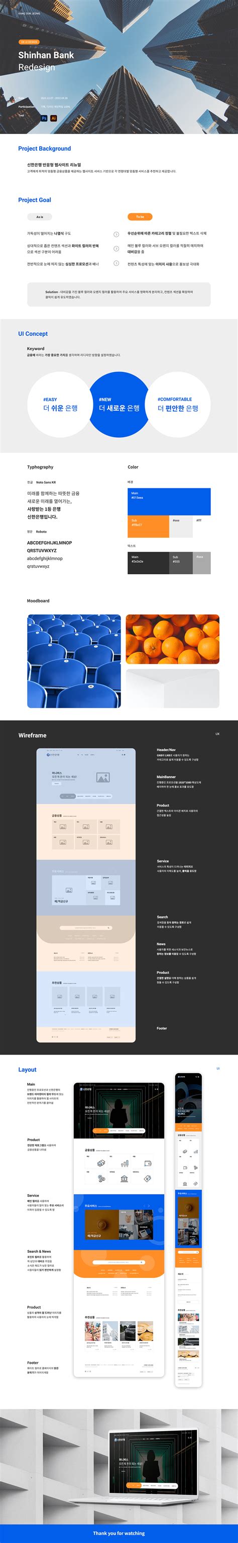 Shinhan Bank _ website redesign on Behance