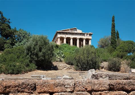 Premium Photo | Temple of hephaestus in athens, greece