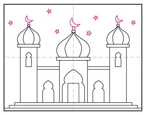 Masjid Drawing / Things to draw when bored. - Void Wallpaper