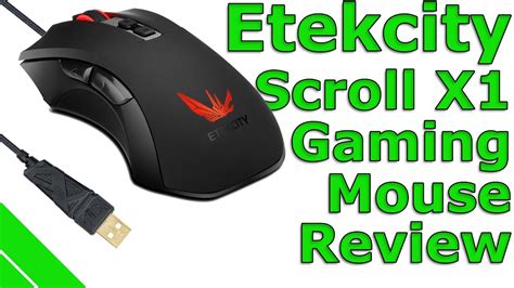 Etekcity Scroll X1 Gaming Mouse Review - YouTube