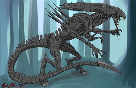 Xenomorph Queen by RoninH5X on DeviantArt