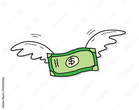 Flying Money Animation