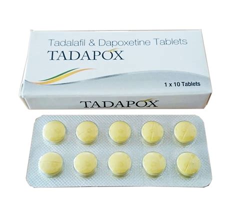 Tadalafil & Dapoxetine Tablets Manufacturer & Supplier India | Buy Online