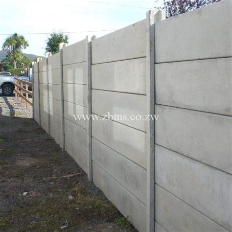 Smooth Panel Precast Durawall - Zimbabwe Building Materials Suppliers