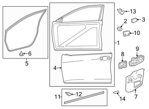 2006 TOYOTA SEQUOIA Door Seal (Front, Lower). To 05/2015 - 6786306080 ...