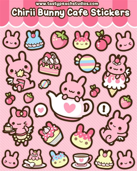 Chirii Bunny Cafe Stickers by MoogleGurl on DeviantArt