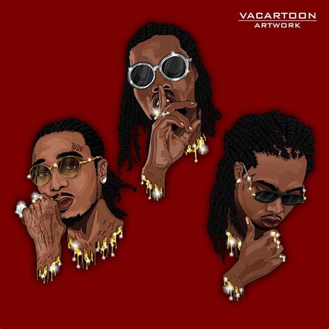 Migos Cartoon, Quavo Migos HD wallpaper | Pxfuel