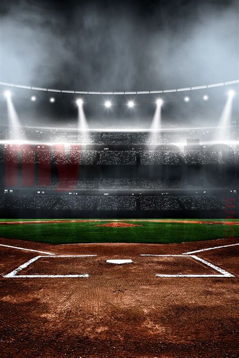 DIGITAL BACKGROUND - BASEBALL STADIUM | Baseball wallpaper, Baseball ...